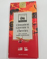 Cinnamon Cayenne & Cherries Dark Chocolate Bar from Eagledale Florist in Indianapolis, IN