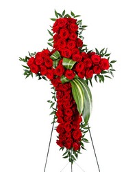 Heavenly Rose Cross from Eagledale Florist in Indianapolis, IN